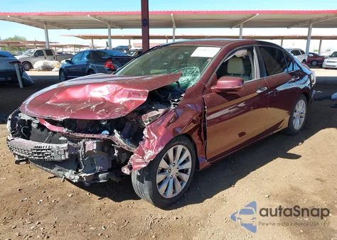 2014 Honda Accord Ex-L from USA, damaged, VIN 1HGCR2F83EA296811